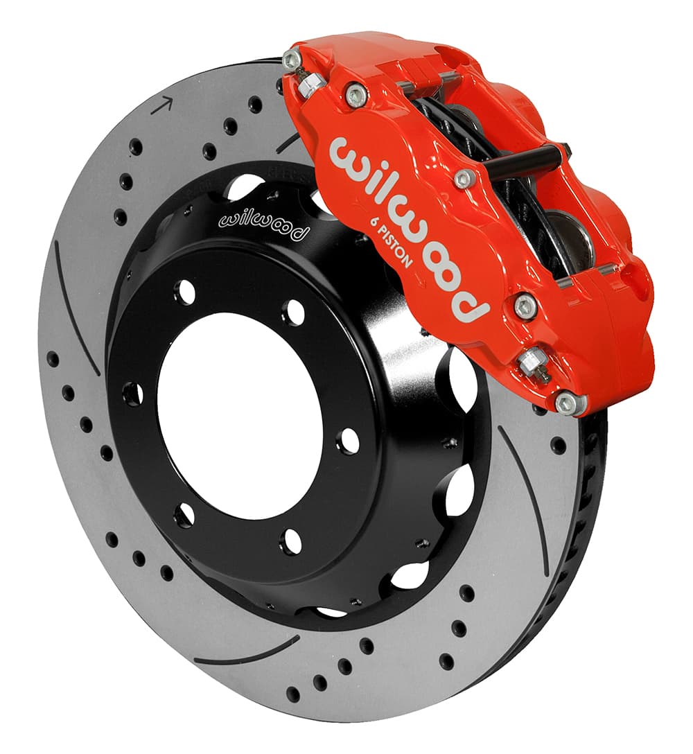FNSL6R Front Hat Kit,14.00",Drilled, Red