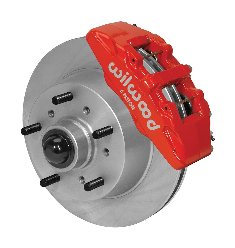 DP6 Front Kit,11.75" 1 PC Rotor&Hub, Red