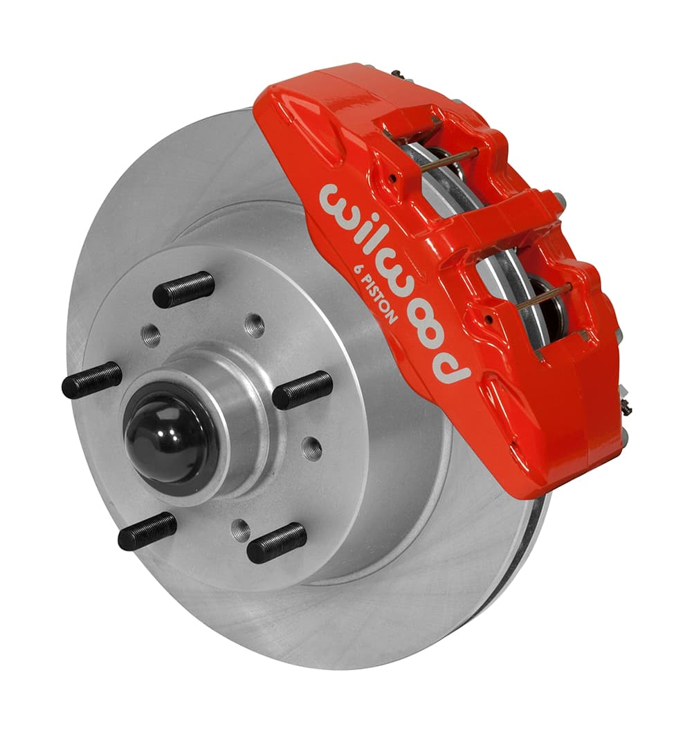 DP6 Front Kit,11.75" 1 PC Rotor&Hub, Red