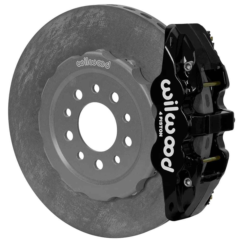 AERO6 Dynamic Front Kit,14.00" C/SiC Rotor,Black