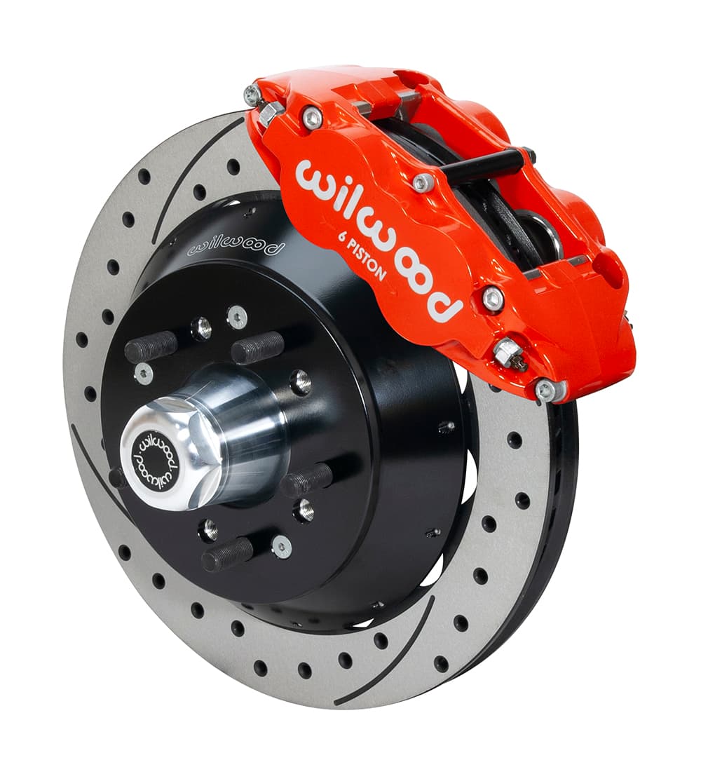 FNSL6R Front Hub Kit,12.88", Drill, Red