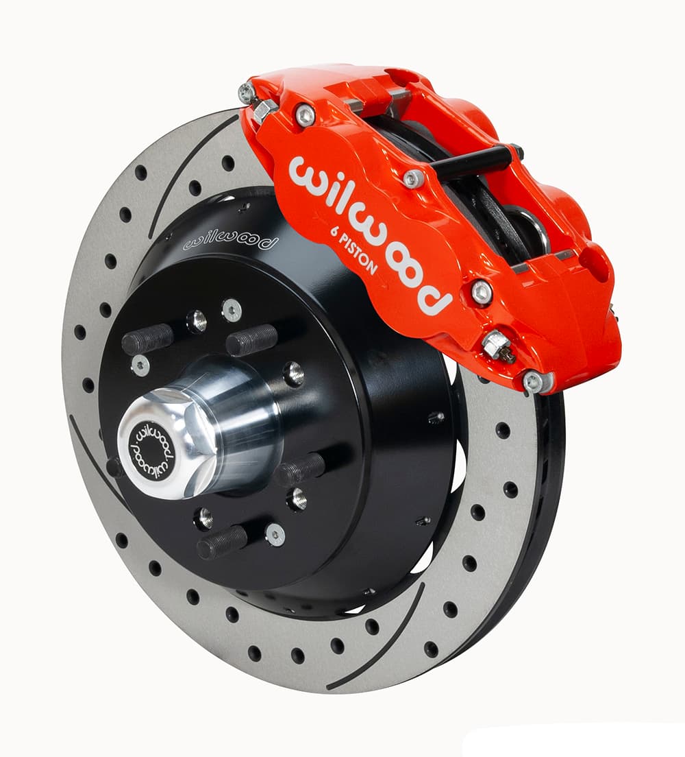 FNSL6R Front Hub Kit,12.88", Drill, Red