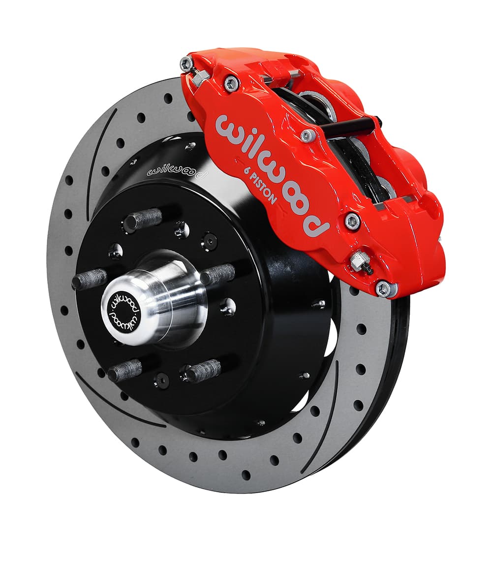 FNSL6R Front Hub Kit,14.00", Drill, Red