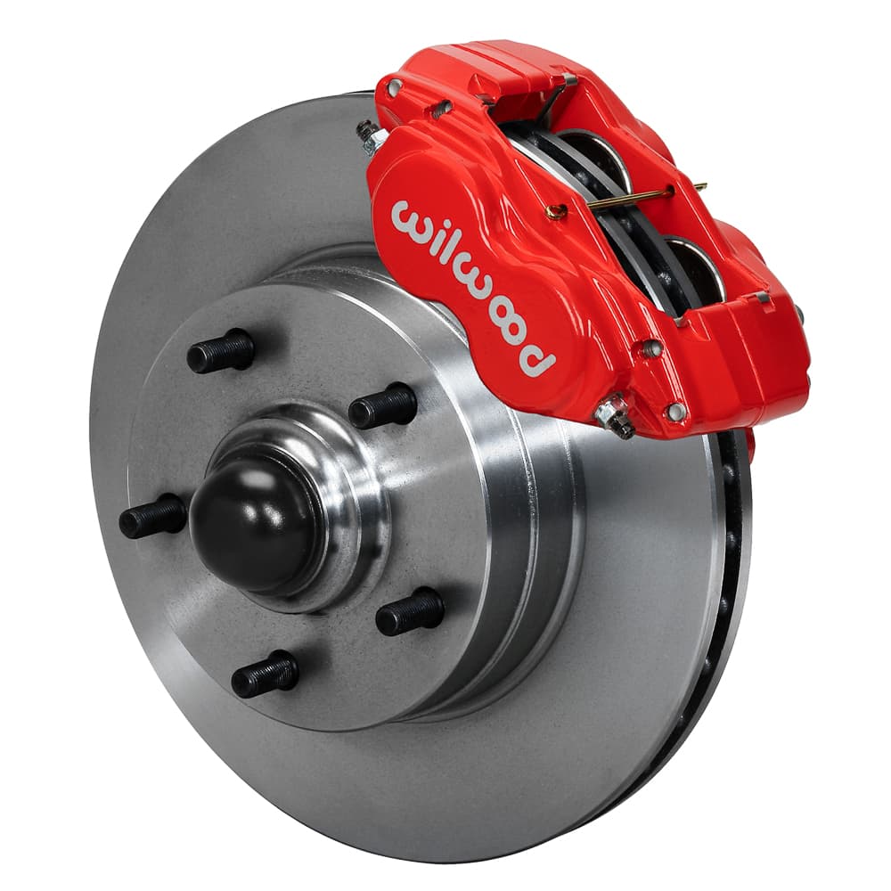 FDL-M Front Kit,11.00" 1 PC Rotor&Hub, Red