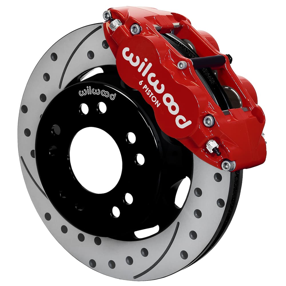 FNSL6R Front Kit,12.19", Drilled, Red