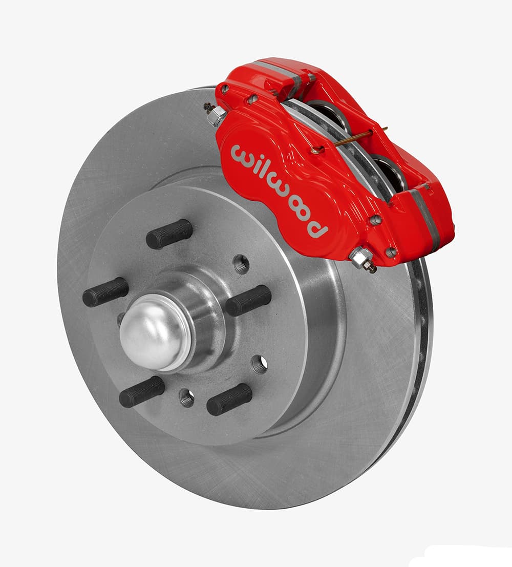 FDLI Front Kit,11.50" 1 PC Rotor&Hub, Red