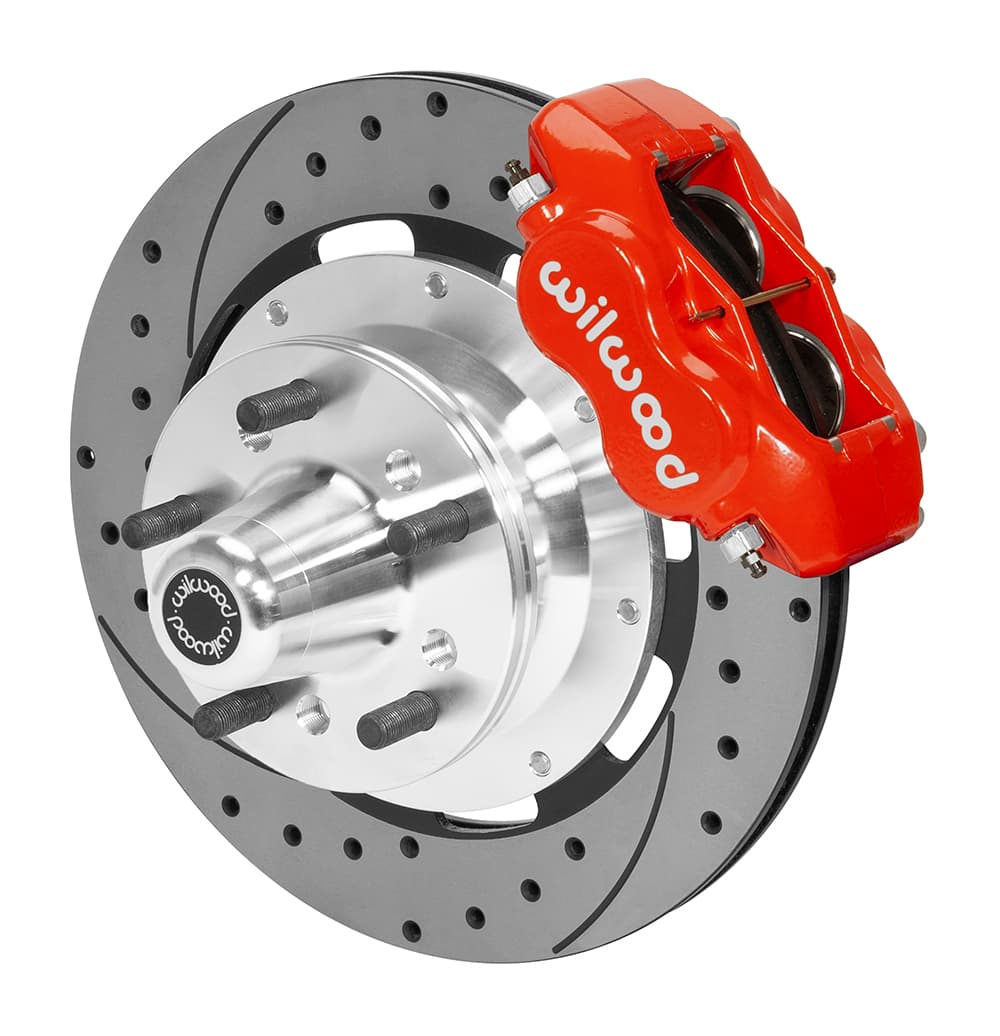 FDLI Front Kit,12.19", Drilled, Red