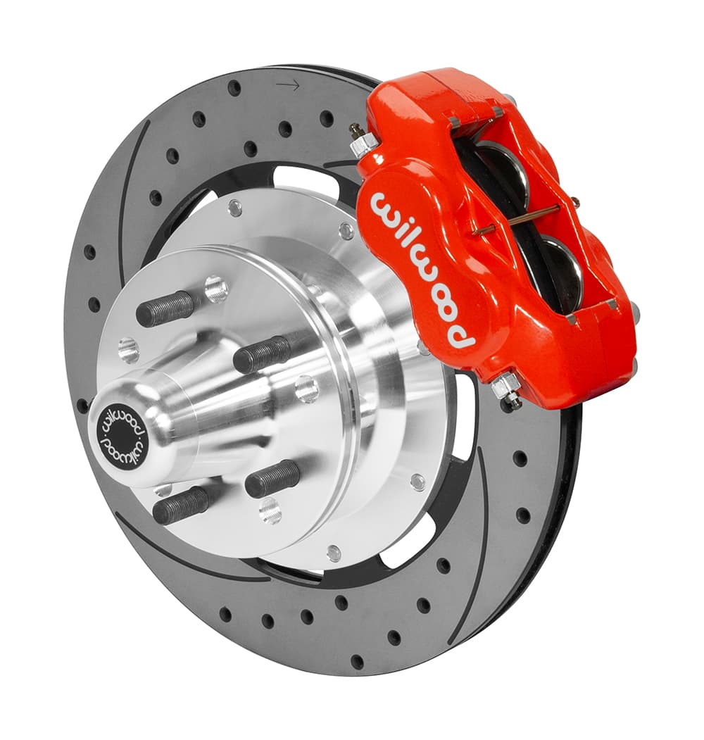 FDLI Front Kit,12.19", Drilled, Red