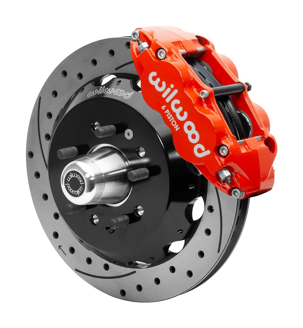 FNSL6R Front Hub Kit,12.88", Drill, Red