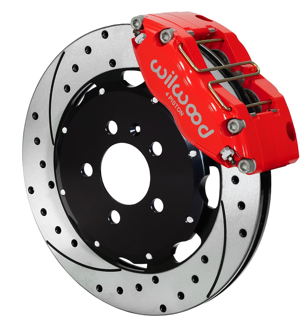 DPR-DS Front Kit,12.19", Drilled, Red