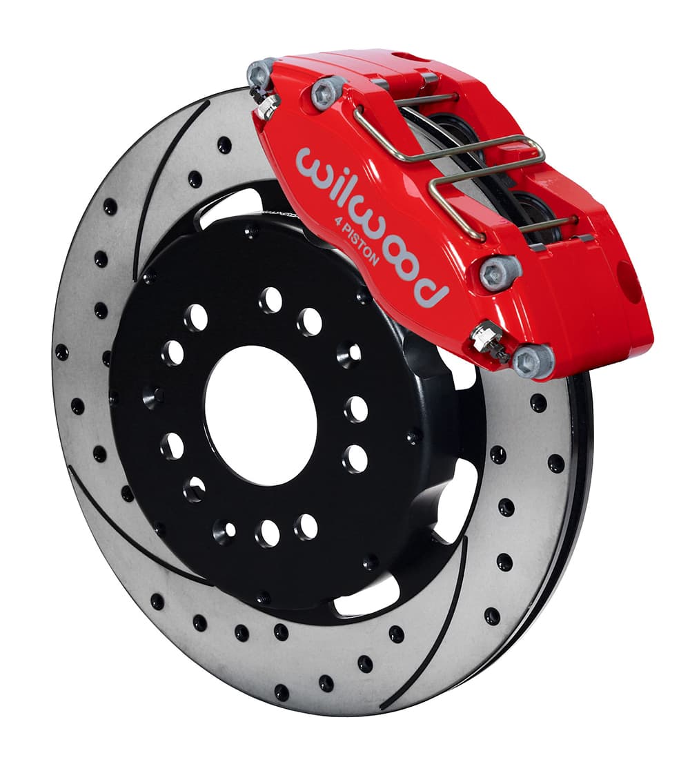 DPR-DS Front Kit,12.19", Drilled, Red