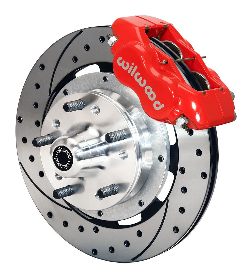 FDLI Front Kit,12.19", Drilled,Red