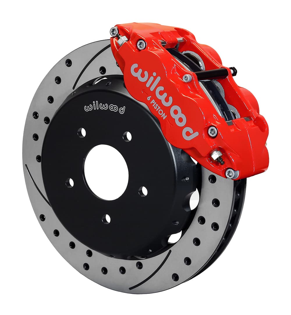 FNSL6R Front Hat Kit,13.06", Drilled, Red