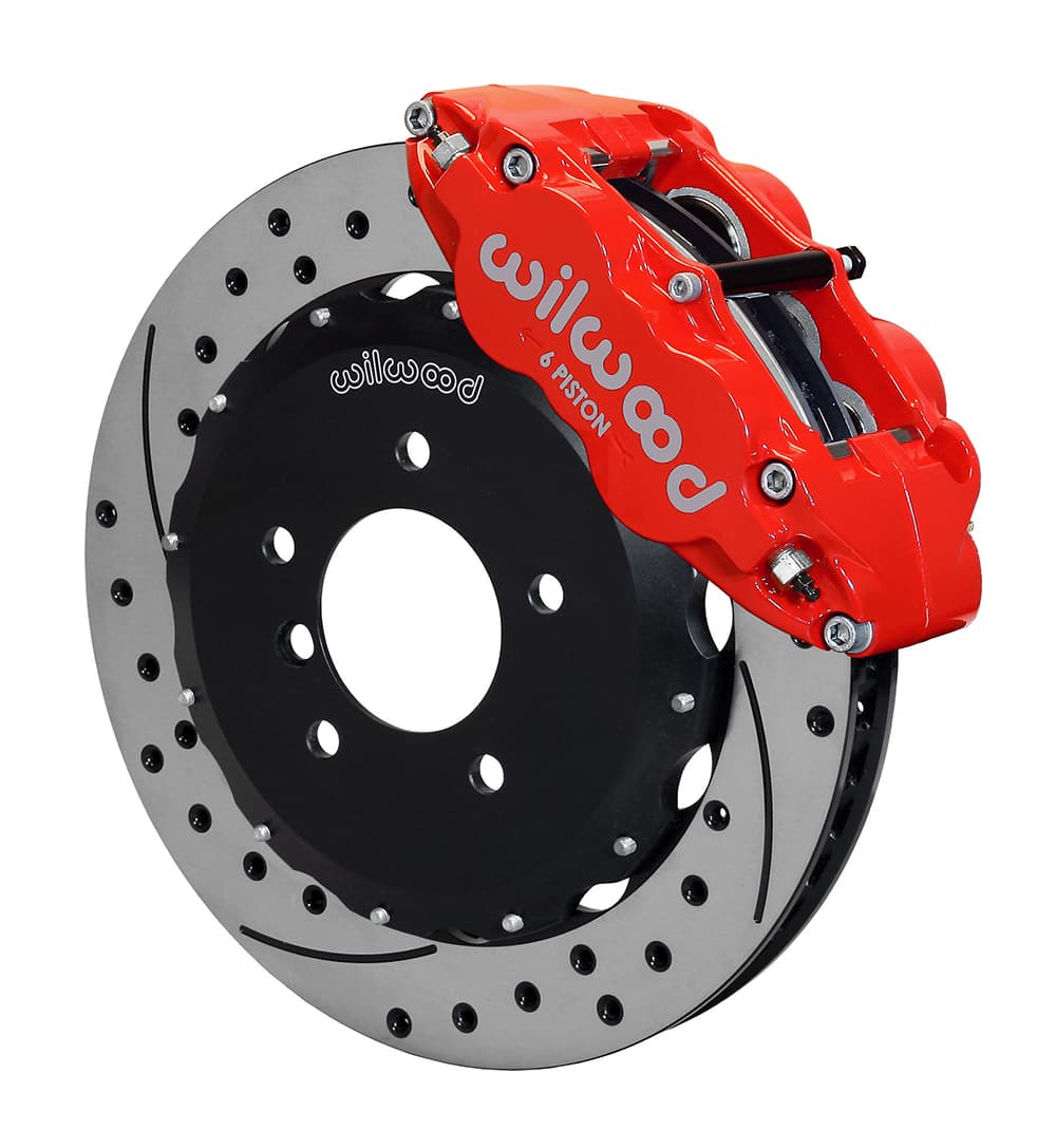 FNSL6R Front Hat Kit,13.06", Drilled, Red