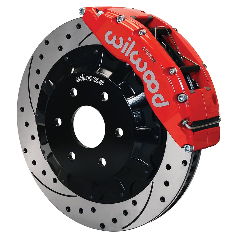 TC6R Front Kit,16.00", Drilled, Red