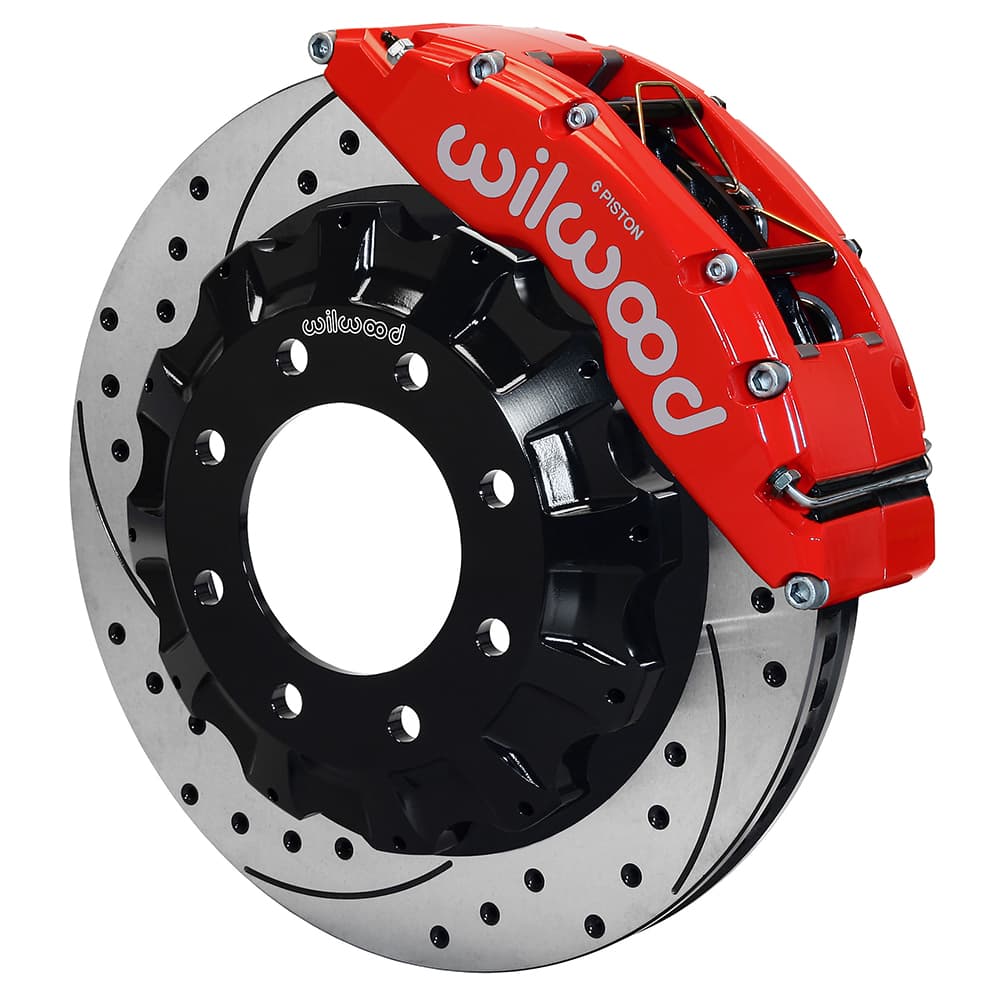 TC6R Front Kit,16.00", Drilled, Red