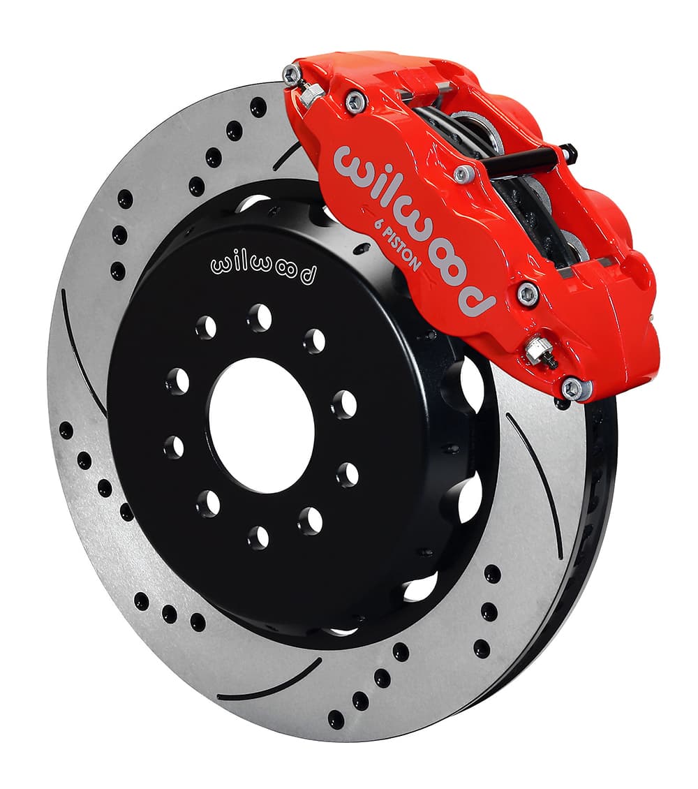 FNSL6R Front Hat Kit,14.00", Drilled, Red