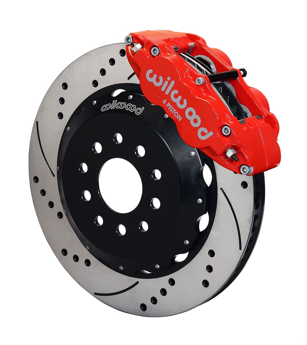 FNSL6R Front Hat Kit,14.00", Drilled, Red