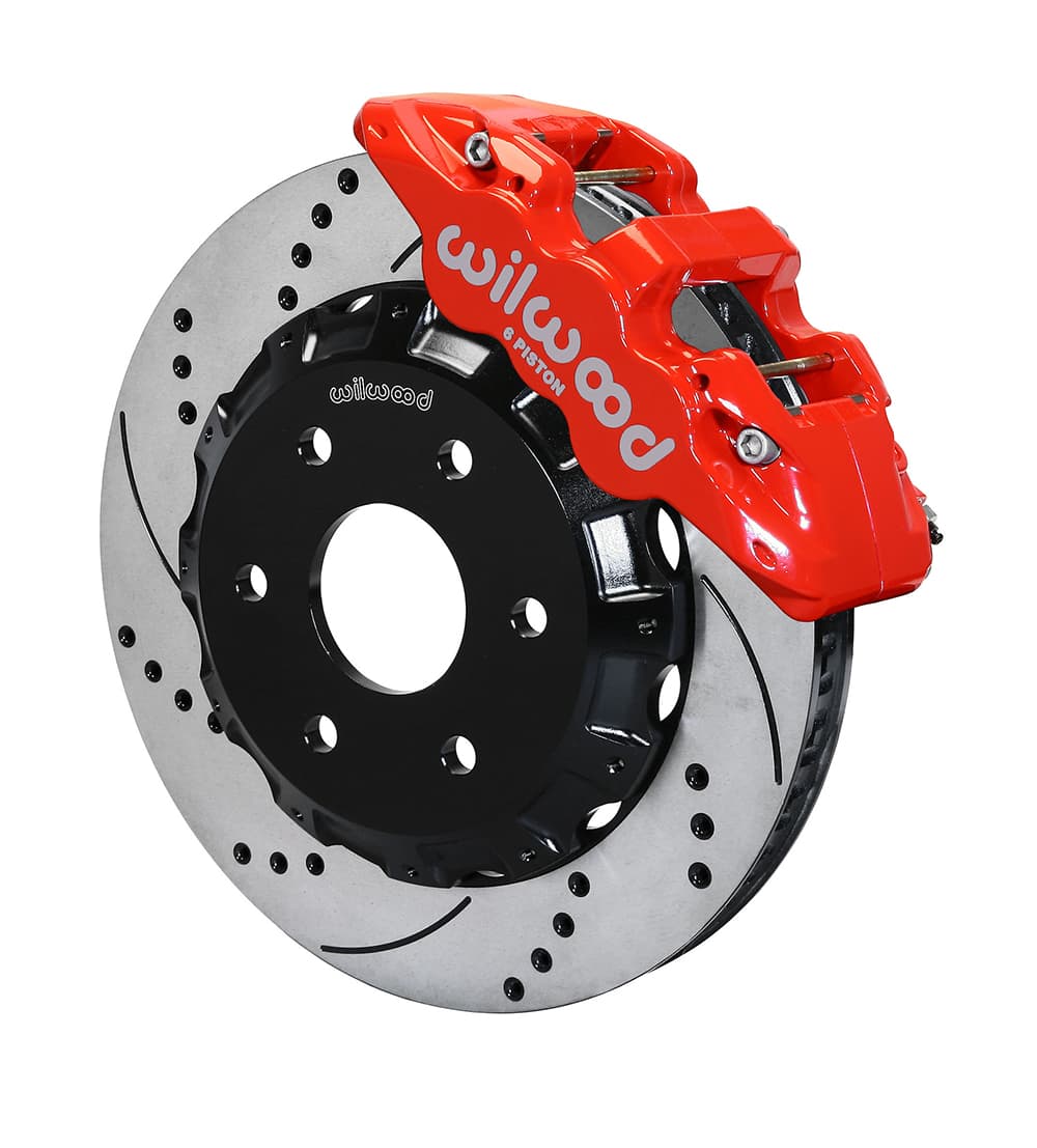 AERO6 Front Truck Kit,14.25", Drill, Red