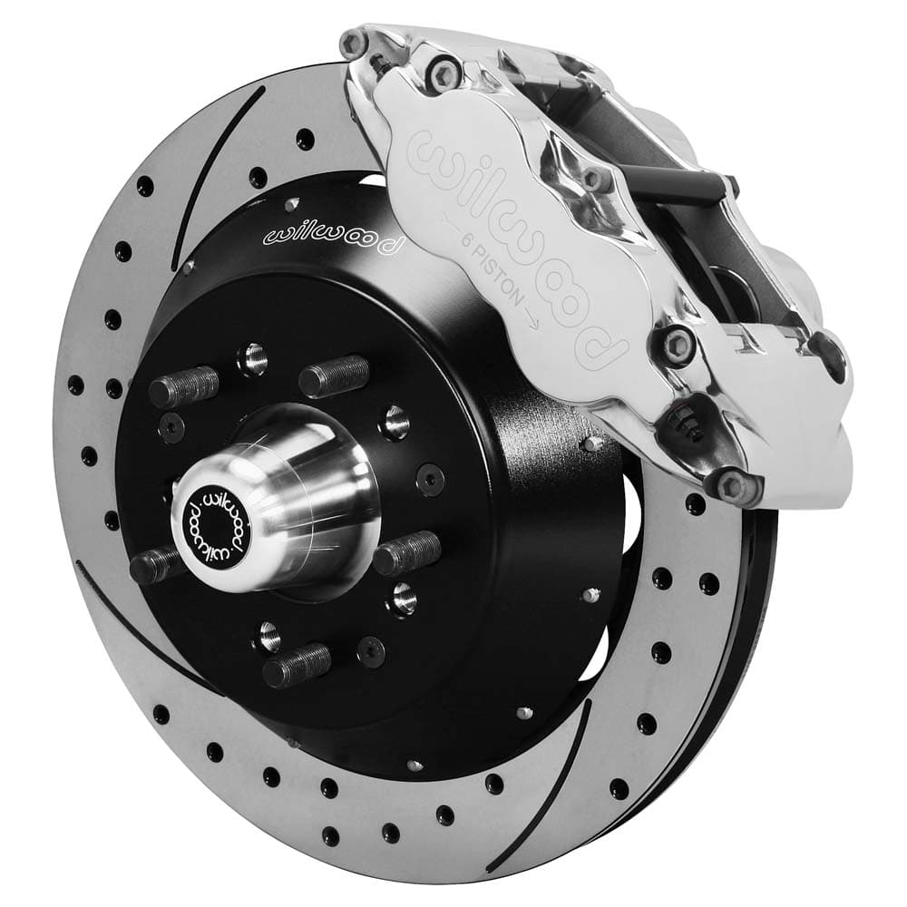FNSL6R Front Hub Kit,12.88", Drill, Pol