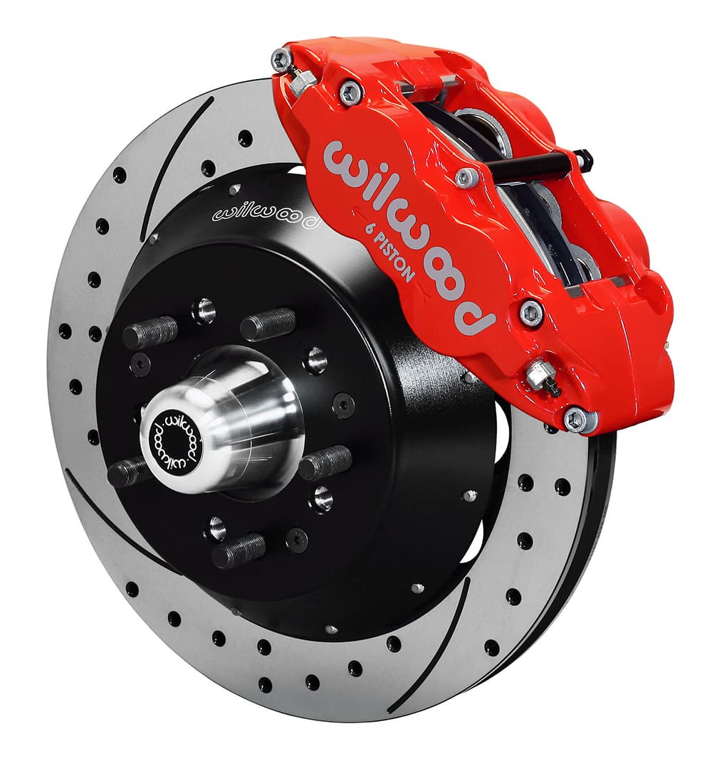 FNSL6R Front Hub Kit,12.88", Drill, Red
