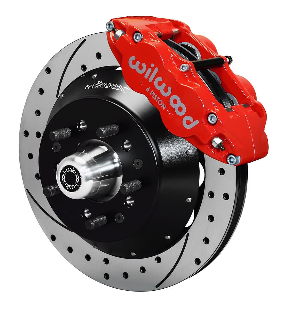 FNSL6R Front Hub Kit,12.88", Drill, Red