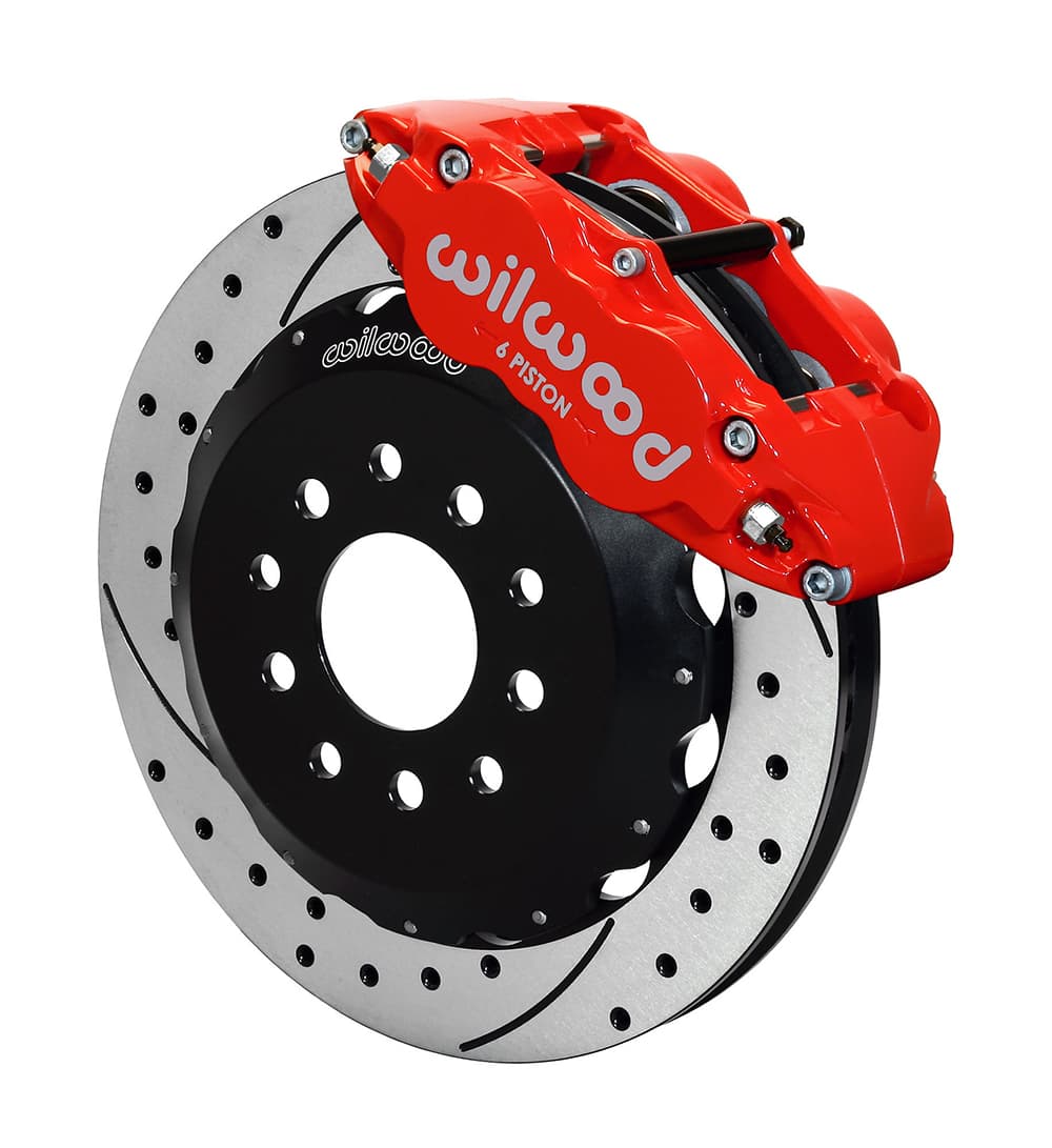 FNSL6R Front Hat Kit,13.06", Drilled, Red