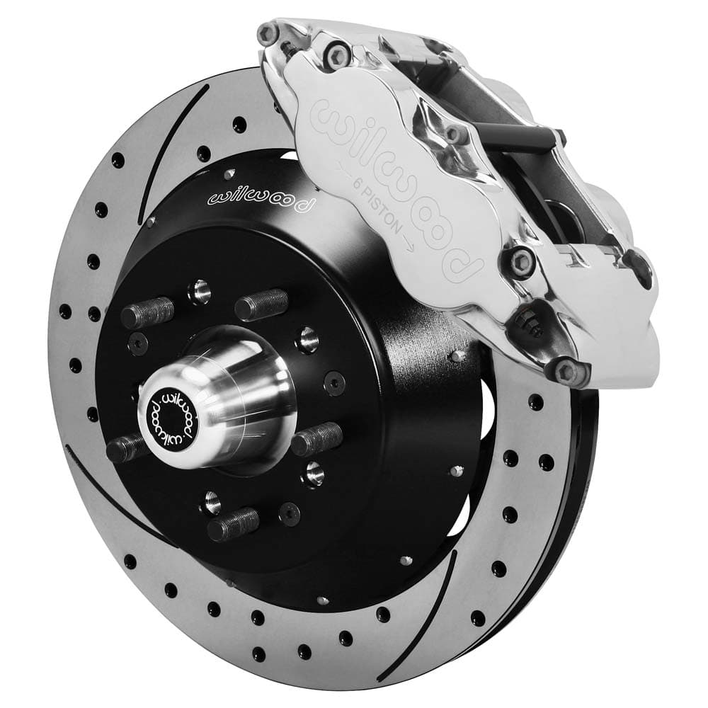 FNSL6R Front Hub Kit,12.88", Drill, Pol