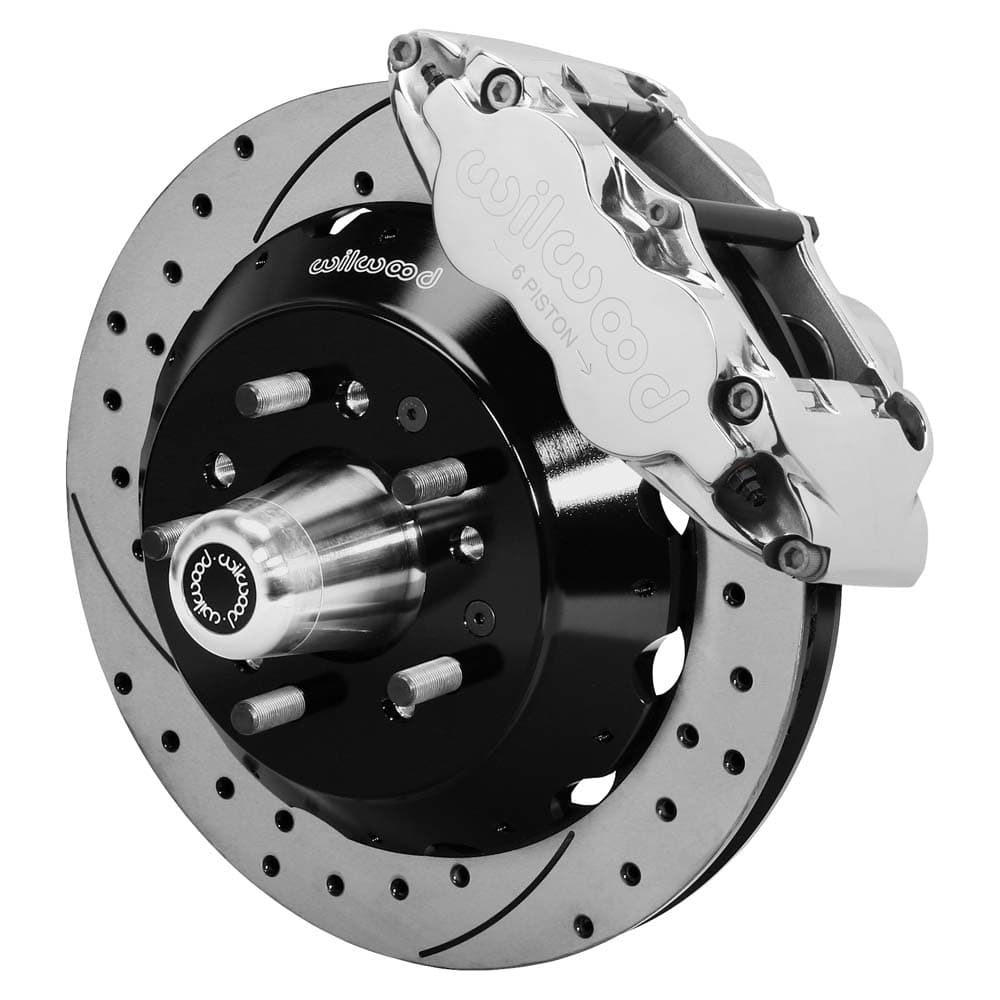 FNSL6R Front Hub Kit,14.00", Drill, Pol