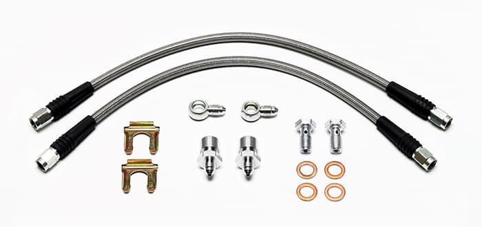 Flexline Kit, D52 Caliper 14" w/ Banjo 10mm -3/8-24 Chassis