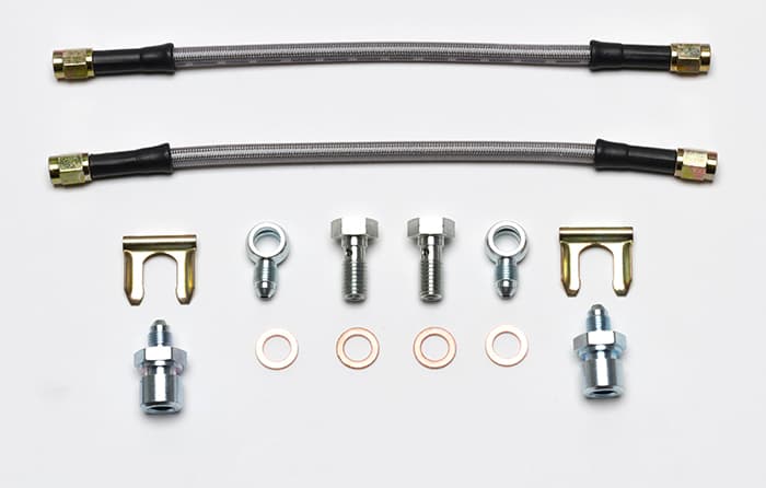 Flexline Kit, D52 Caliper 10" w/ Banjo 10mm -3/8-24 Chassis