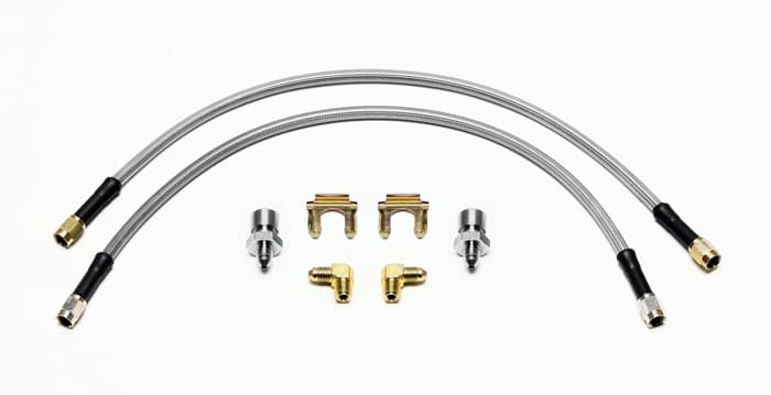 Flexline Kit, 18 inch, -3, M10-1.0 IF / 1.5 IF,1/8 NPT 90 Degree