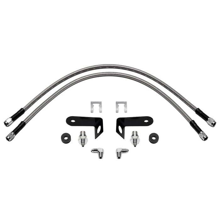 Flexline Kit, 20 inch, -3, M10-1.0 BF,1/8 NPT 90 Degree