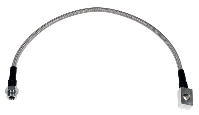 18.75" OAL Flexline, -3 Hose to M10 by 1.00 to 12 Deg. Banjo,Bubble Fl.