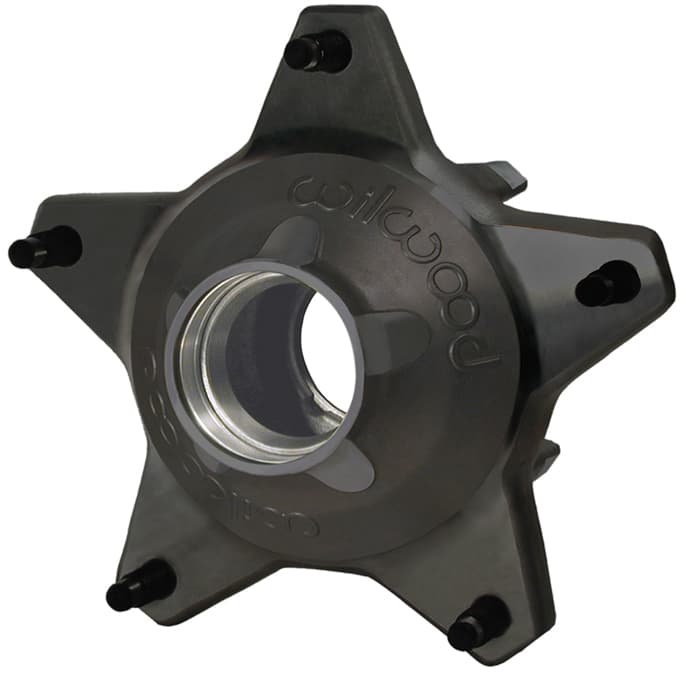 Hub-Starlite "55" Front w/Snap-Cap, 5/8 C Studs-Black