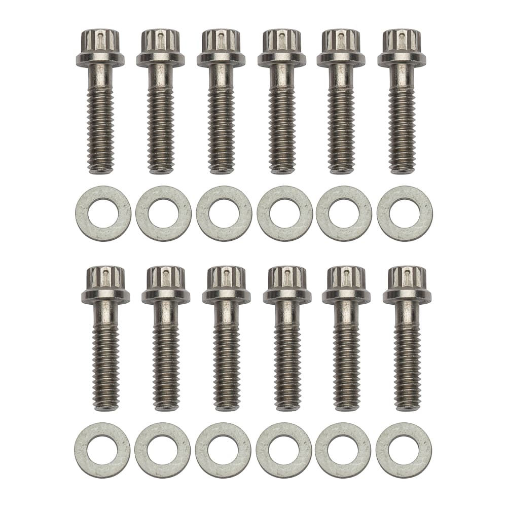 Bolt Kit - Front, Fixed Rotors,12 Pt. Stainless