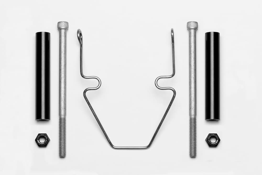 Bridge Bolt Kit  w/ Clip - TC6 for 1.38" Rotor