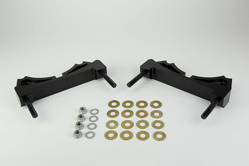 Brackets (2) - w/Mounting Kit -W4A - P-Brake Kit 14" Rotor