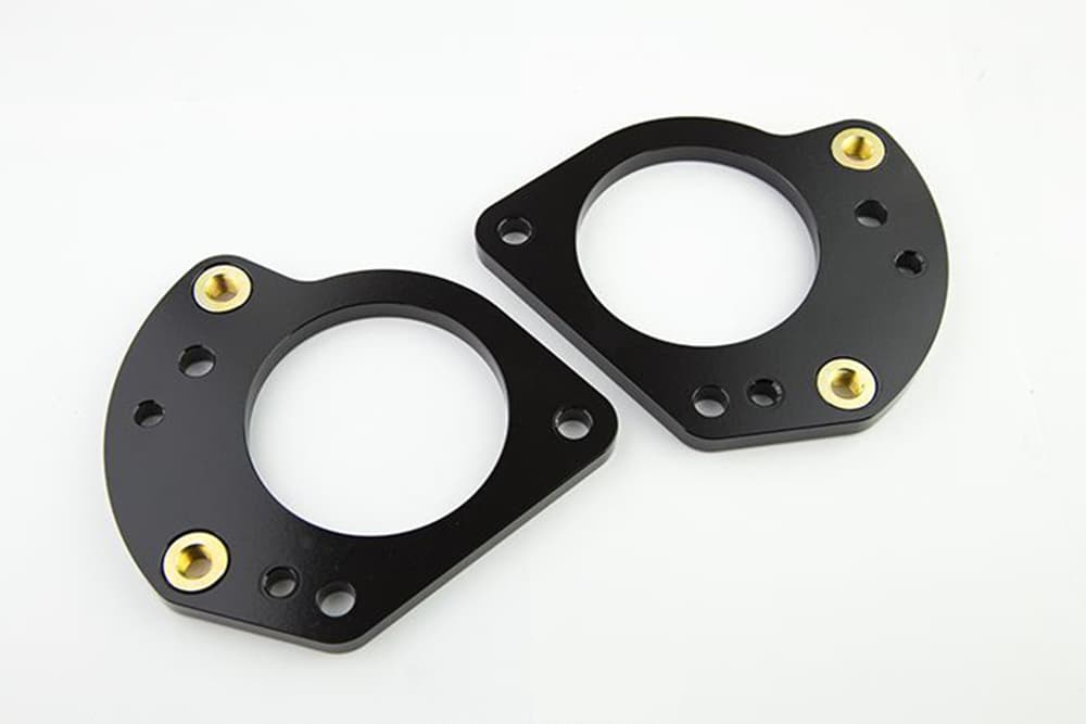 Brackets (2) - Pimary - 87-93 Mustang, 11" Rotor