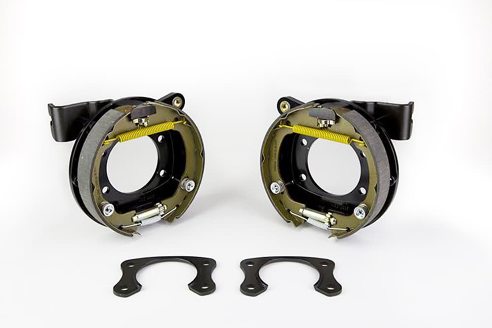 Brackets (2) - Disc/Drum, Big Ford-New, 2.50" Offset, 1pc vented