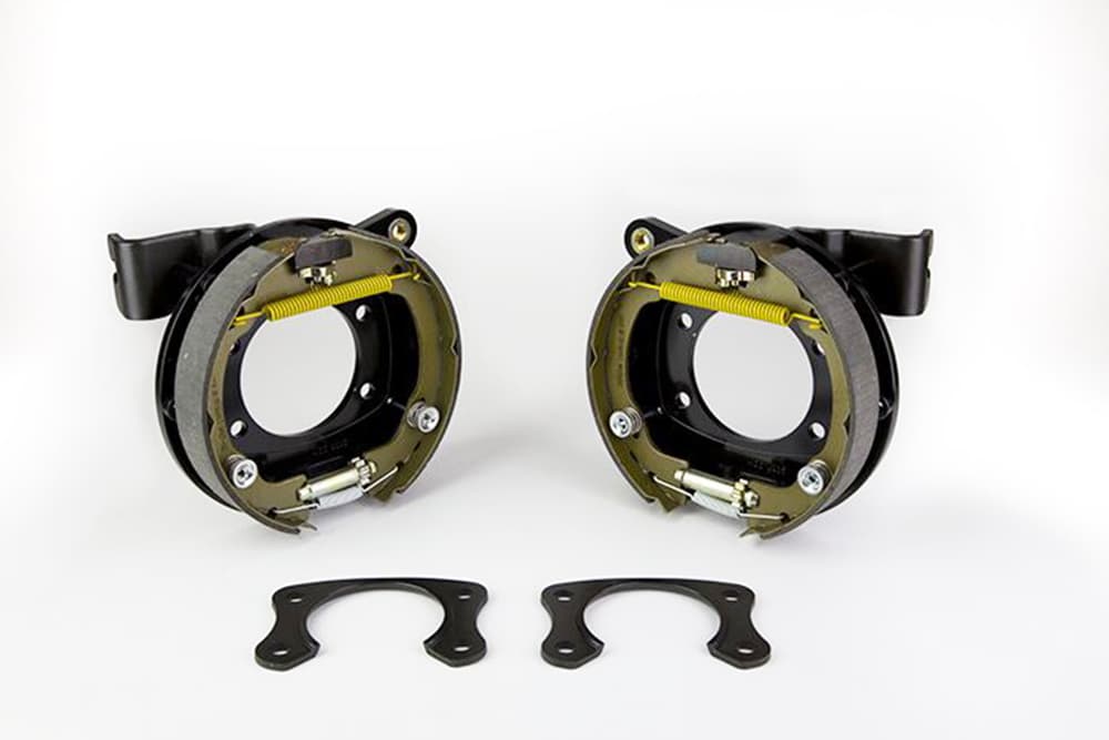 Brackets (2) - Disc/Drum,Small Ford, 2.66" Offset, 1pc vented