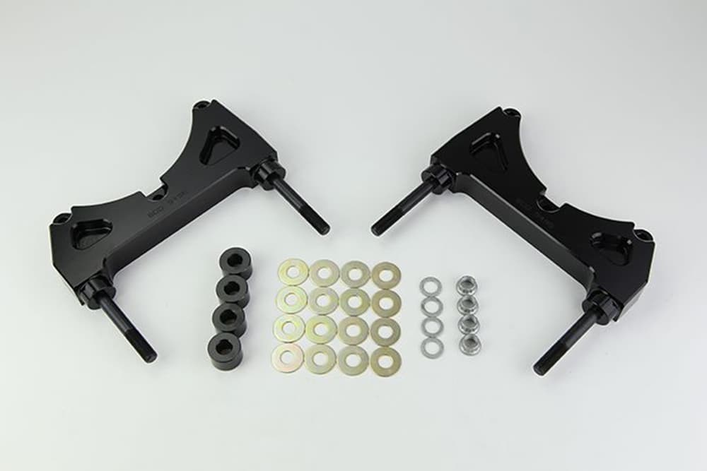 Brackets (2) - w/Mounting Kit - SL4R - P-Brake Kit 14" Rotor