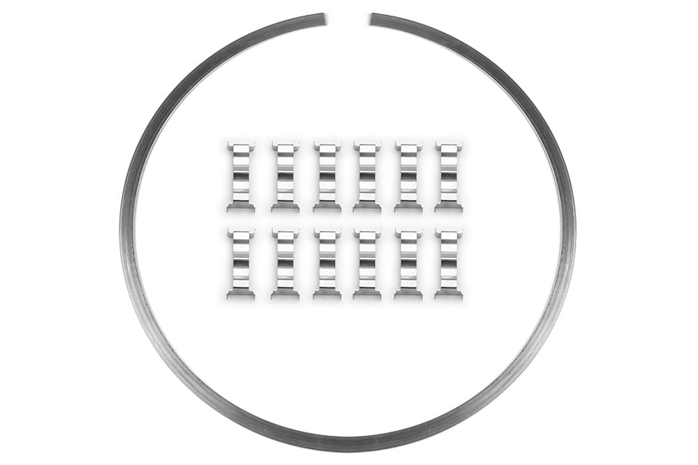 Kit, Snap Ring (1) and Wear Plates (12), 7.77" Dynamic Rotor