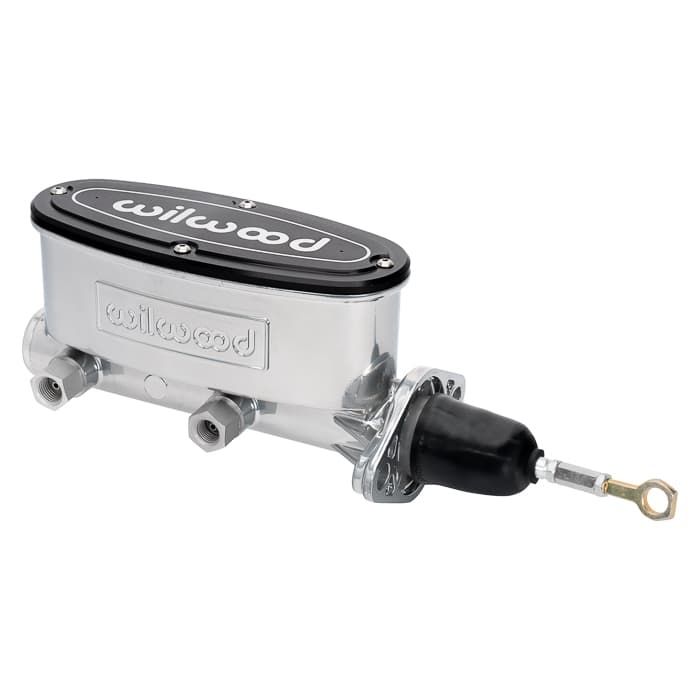 High Volume Tandem M/C - 15/16" Bore,Chrome Pwd -W/Pushrod - Early Mustang