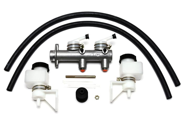 Tandem Master Cylinder - 1" Bore w/ Remote Reservoirs
