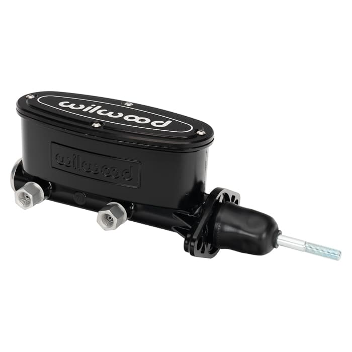 High Volume Tandem Master Cylinder - 7/8" Bore,Black-W/Pushrod